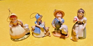 (4) Vtg-1985-Gallery of Art-Christmas Ornament-Storybook Collection-PERFECT COND - Picture 1 of 3