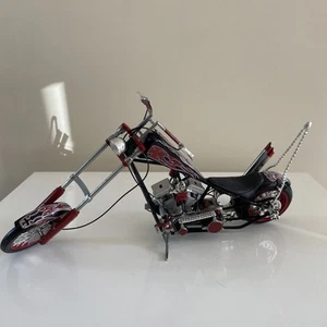 Orange County Choppers - Paul Sr. Bicicleta rígida personalizada - Bicicleta modelo 1:10 fundida a presión - Imagen 1 de 12