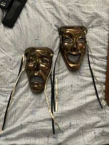 Metall Smile Now Cry Later Karneval Masken Top Zustand - Bild 1 von 9