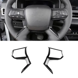 Cubierta interior del volante de fibra de carbono para Mitsubishi Outlander 2022 2023 - Imagen 1 de 8
