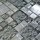 Designer Hong Kong Grey And Silver Mosaic Tiles Walls Floor Bathroom Kitchen