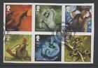 GB 2009 Mythical Creatures fine used set stamps on Piece