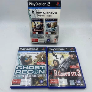 *VGC* Tom Clancy Action Pack | Rainbow Six 3 & Ghost Recon - PS2 PAL - Picture 1 of 5