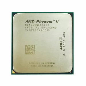 AMD Phenom II X4 925 CPU Quad-Core 2.8 GHz 6M 95W Socket AM3 Processors - Picture 1 of 1