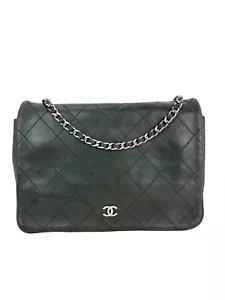 Chanel Quilted Lambskin Stitched Wallet on a Chain Crossbody Bag Ebay Live - Picture 1 of 15