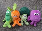 Goodness Gang Superfoodz Plush Soft Toys CO-OP - Bundle X4 - Fruits & Vegetables