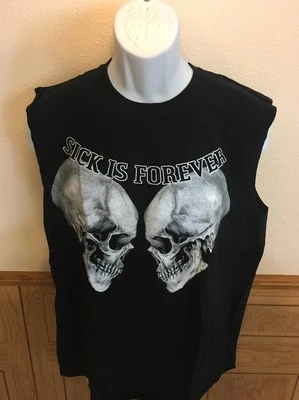 Camiseta XL Para Hombres Sick Is Forever Sickboy Motocicletas Sturgis Dakota del Sur Cortada  Foto 1 de 4