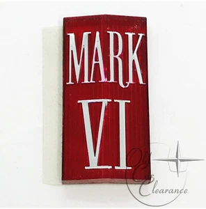 Lincoln Mark VI 1980-1983 parrilla emblema inserto (E0LY8A223AA) NUEVO - Imagen 1 de 3