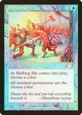 Mtg-sky changing ex foil french planeshift shifting sky