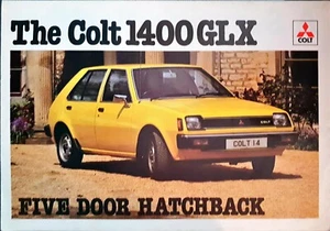 Mitsubishi Colt Hatchback 1400 GLX Brochure 1979 - Picture 1 of 1