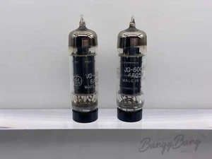 Matched Pair Vintage General Electric Military 6AQ5/6005/6V6 Power Pentode Ampli - Picture 1 of 1