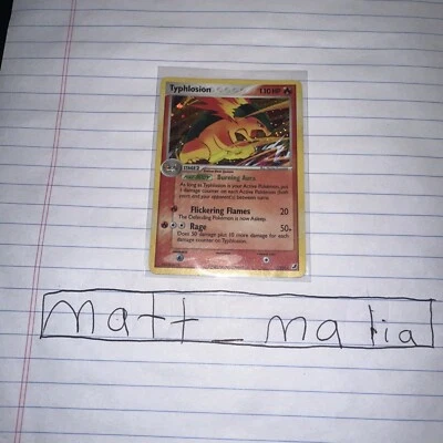 Pokémon TCG Typhlosion EX Unseen Forces 17/115 Holo Holo Rare - Image 1 of 4