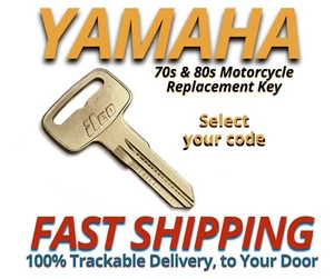 Yamaha Motorcycle Keys XS360 XS400 XS1100 MJ50 QT50 Key Cut to Code 3901-3950 - Bild 1 von 1