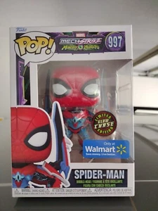 Glow CHASE Funko Pop: SPIDER-MAN #997 Mech Monster Hunter ¡Exclusivo de Walmart! - Imagen 1 de 6