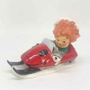 Goebel Red Head Ski Dooo Charlot Byj Figurine West Germany - Picture 1 of 14