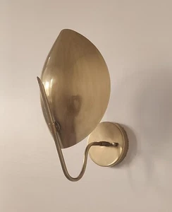 Pair of Raw Brass Modern style wall sconce - Italian wall sconce Christmas Gifts - Picture 1 of 6