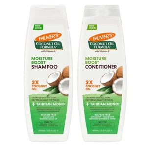 PALMERS COCONUT OIL MOISTURE BOOST SHAMPOO & CONDITIONER 400ml - Picture 1 of 1