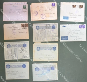 II GUERRA. P. MILITARE. 10 tra cartoline (2), biglietti postali(3) e buste (5) - Foto 1 di 4