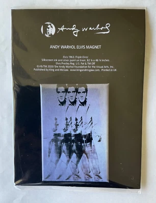 Andy Warhol - Elvis (Triple Elvis) Art Fridge Magnet Brand new - Image 1 of 2