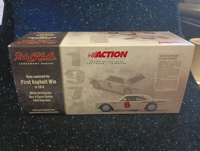 Dale Earnhardt #8 1st Asphalt Win 1964 Chevelle 1:24 Scale Stock Car Diecast - Image 1 of 4
