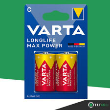 2 x Varta Longlife Max Power / Max Tech 4714 Baby C LR14 Alkaline 1,5V Batterie