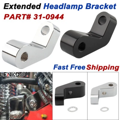 CNC Extended Headlight Mount For Harley Softail Springer Bobber Chopper 31-0944 - image 1 of 4