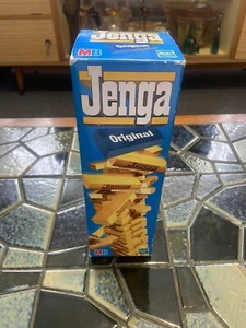 2000 Hasbro Jenga Original Game Wooden Building Blocks Stacking Game MB NOS - Picture 1 of 7