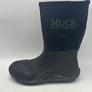 Muck Boot Company Womans 8-8.5 Hoser Boots Hi Black Work Boots Unisex Read - Picture 1 of 7
