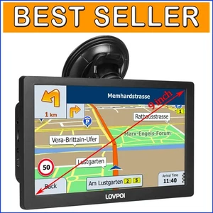 Commercial Driver's GPS Navigator - 9 Inch Touchscreen with Lifetime Map Updates - Picture 1 of 10