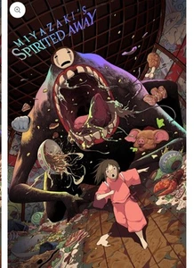 Ian Permana Kaonashi Rainbow Foil Variant Spirited Away LE 75 Hayao Miyazaki - Picture 1 of 2