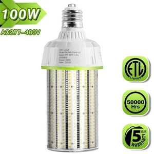 100W LED Corn Light Bulb for Warehouse Factory Workshop AC480V Commercial Light - Picture 1 of 11