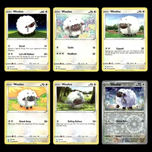 Wooloo Card 221.0 Sword Shield Fusion Strike Pokemon Cards Collection Set TCG - Picture 1 of 2