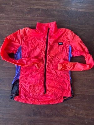 Vintage Novara red/pink windbreaker bike jacket shell size large - Image 1 of 3
