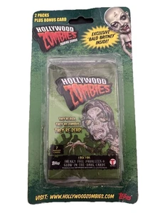 Tarjetas coleccionables Topps Hollywood Zombies 2007 2 paquetes más ¡exclusivas Brittney calva! - Imagen 1 de 5