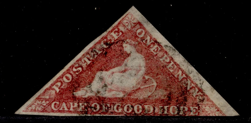 SUDÁFRICA - COGH QV SG5ba, 1d rosa profunda-rojo, USADO. Cat 750€. WMK SIDEWAYS Foto 1 de 1