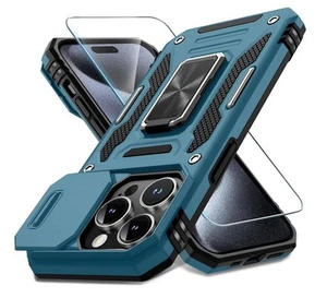 Aupai Military Grade Light Blue Case For The iPhone 15 Pro Max - Picture 1 of 8