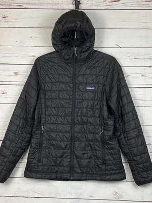 Patagonia Women’s Nano Puff Hoody Jacket Size Medium Black STY84227 Gorpcore * - Image 1 of 4