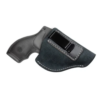 IWB Leather Holster, Fits Most J Frame Revolvers - Ruger SP101 LCR/Smith and ... - Image 1 of 4