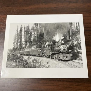 RARO 1914 Tren 143 “Seashore Special” Timber Oregon Foto por H.L. Arey 8x10 - Imagen 1 de 2