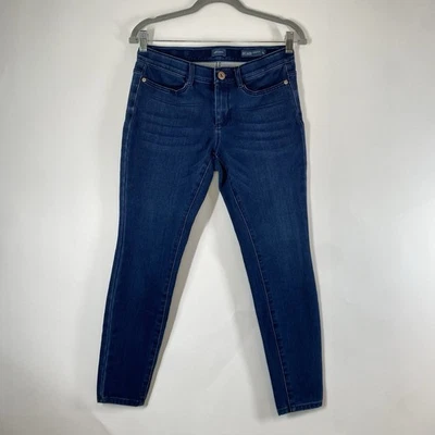 J.Jill Soft Ultra Stretch Denim Leggings Size 4P Dark Blue Skinny Jeans Casual - Image 1 of 4