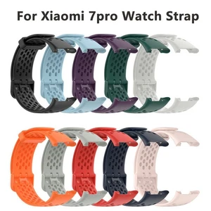 Watch Band Strap Sport Bracelet Silicone For Xiaomi 7pro Watch TPE Replacement - Picture 1 of 15