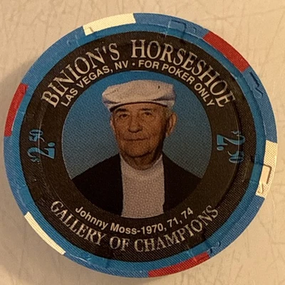 Binion's Horseshoe World Series of Poker 1994 $2,50 ficha de casino Las Vegas Nevada Foto 1 de 3