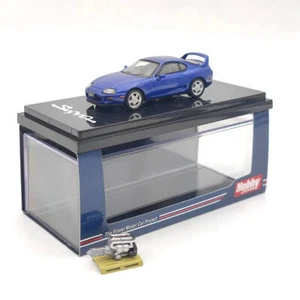 Hobby Japan HJ641042ABL 1/64 TOYOTA Supra RZ A80 with Engine Display Model Blue - Imagen 1 de 6