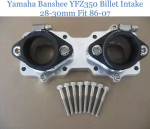 Brand New Yamaha Banshee YFZ350 Billet Intake 28-30mm Fit 86-07 - Picture 1 of 3