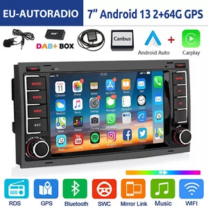Radio de coche para VW T5 Multivan Transporter DAB+ Android 13 Carplay GPS Navi 2+64G - Imagen 1 de 12