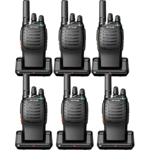 Retevis H777 PMR Walkie Talkies VOX 2W 1000mAh 16CH TOT 1000mAh Zwei Weg Radios - Photo 1/10