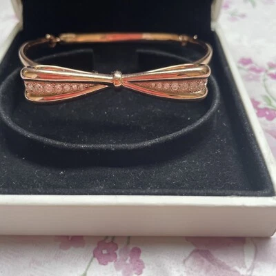 Seltener Rotgoldener  Armreif von Pierre Lang mit Zirkonia-Steinen besetzt Neu - Bild 1 von 4