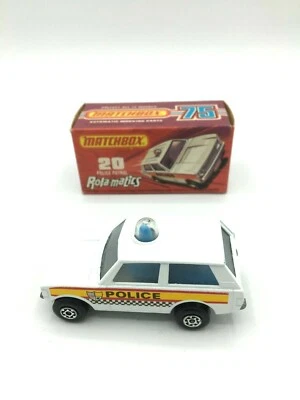 Matchbox Superfast  No 20 Range Rover Police Patrol in original J Type Box - Image 1 of 4