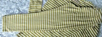 Leggings Persnickety Largo Completo Talla 6 Verde y Crema Rayas Envío GRATIS Foto 1 de 3