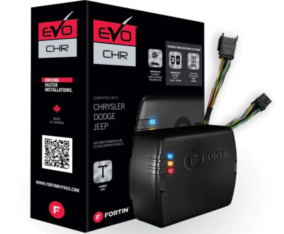Fortin EVO-CHRT4 Plug & Play Remote Starter for Chrysler / Dodge / Jeep /RAM NEW - Image 1 of 1